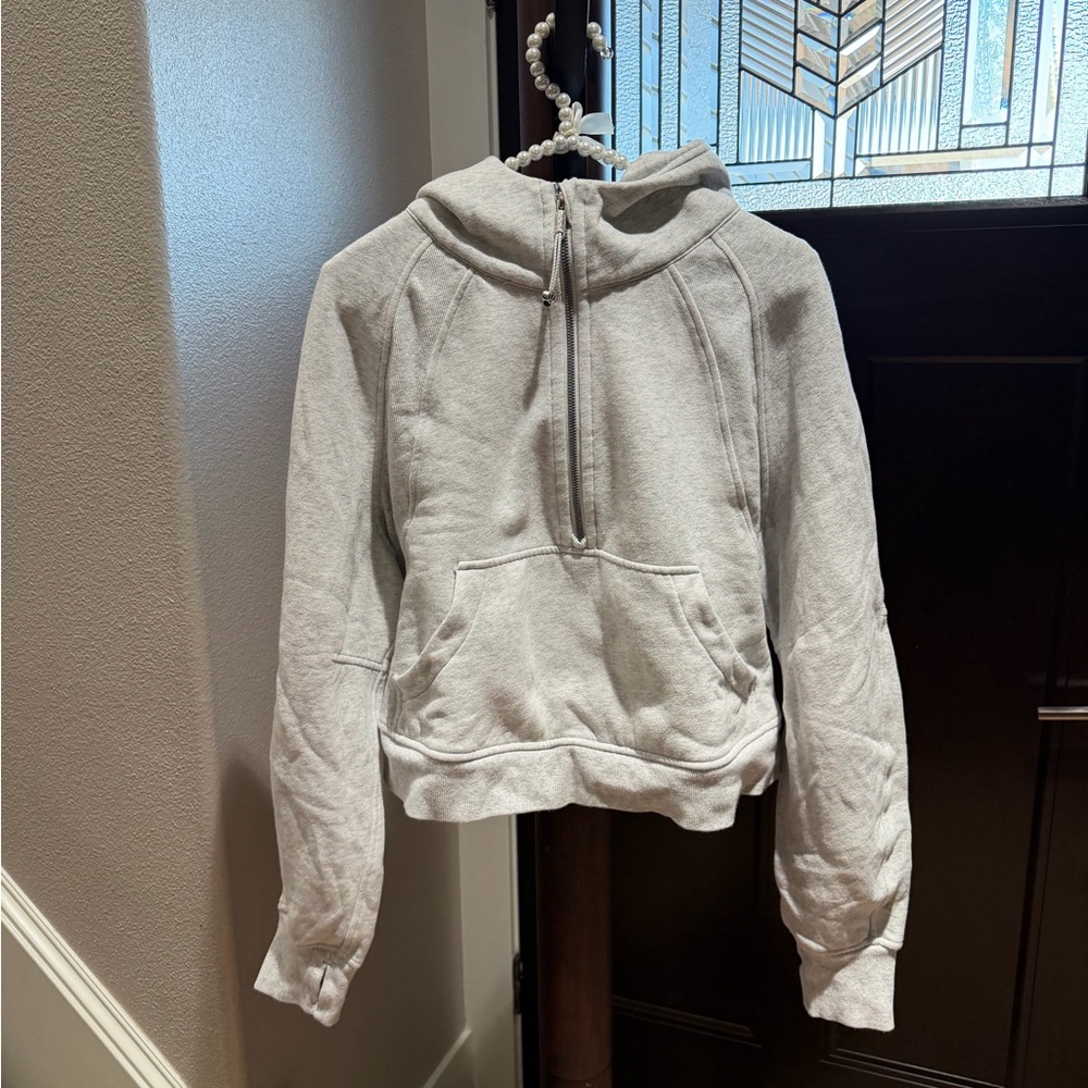 Lululemon Athletica Light Gray Hoodie